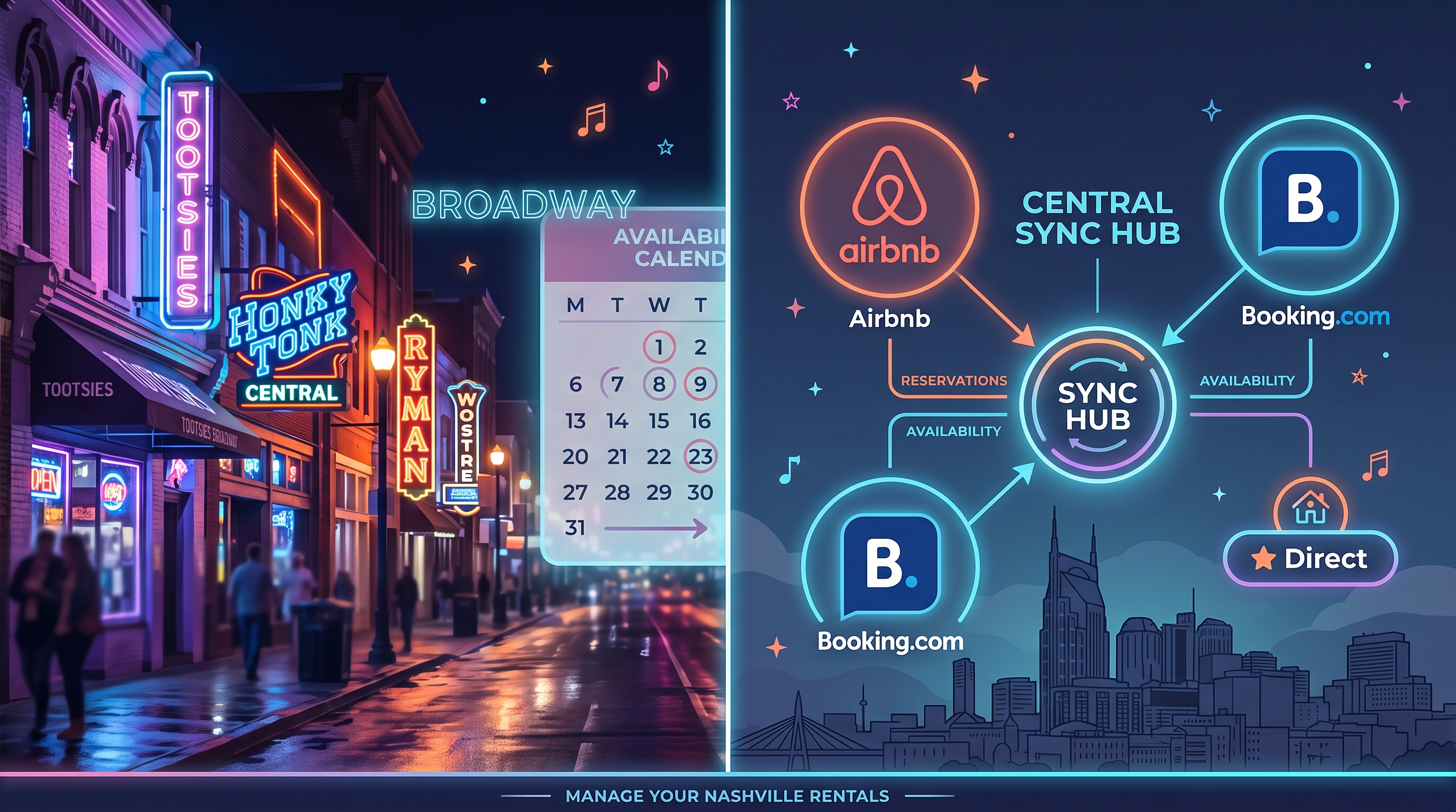 Beyond Airbnb, Listing on Multiple Booking Sites in Nashville