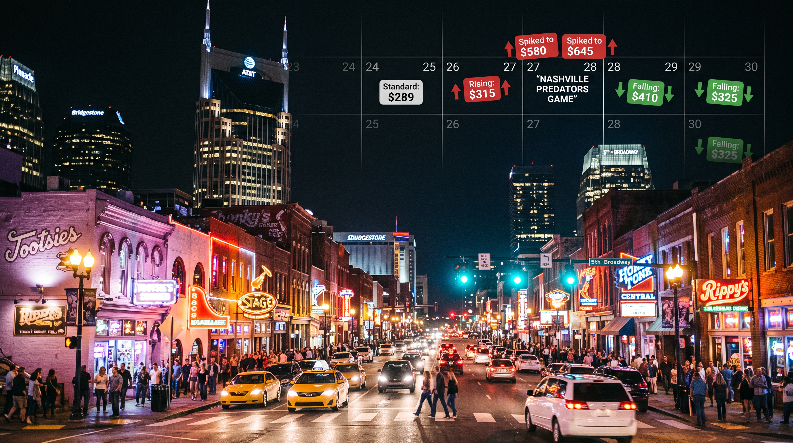 Nashville Event Pricing: Beat Airbnb Dynamic Pricing Tools