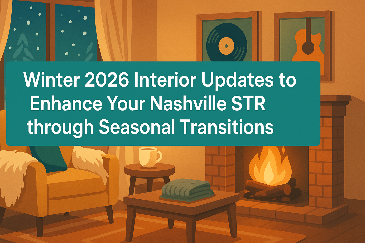 Winter 2026 Interior Updates to Enhance Your Nashville STR through Seasonal Transitions
