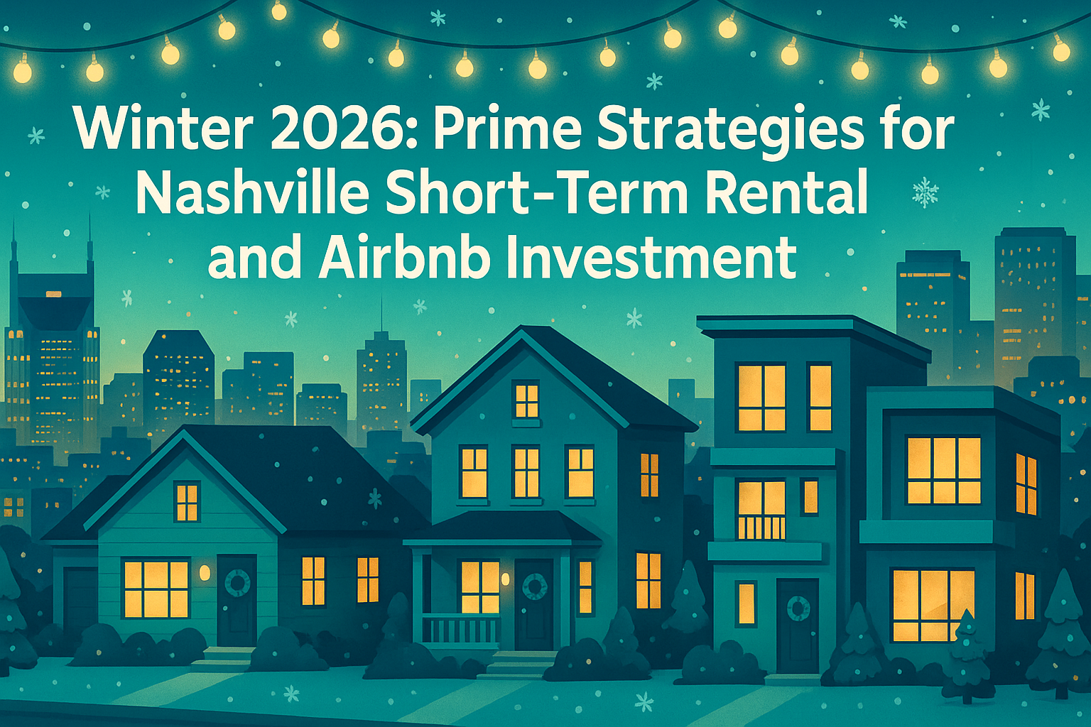 Winter 2026: Prime Strategies for Your Nashville Short-Term Rental and Airbnb Investment